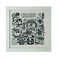 Julia Gash Framed Canvas Print Utah State